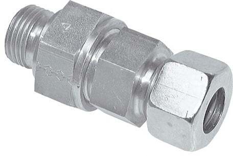 Anneau de compression pour clapet anti-retour hydraulique 12S (M20x1.5) et G3/8'' mâle en acier inoxydable 1-400bar Filetage du tube ISO 8434-1