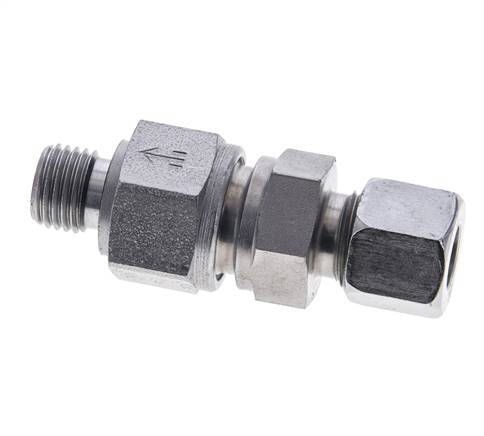 Hydraulic Check Valve Cutting Ring 10L (M16x1.5) & M14x1.5 Male Steel 1-250bar (15-3625)psi Tube-Thread ISO 8434-1