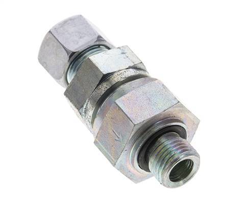 Hydraulic Check Valve Cutting Ring 12L (M18x1.5) & M16x1.5 Male Steel 1-250bar (15-3625)psi Tube-Thread ISO 8434-1