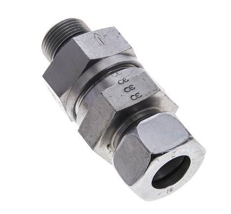 Hydraulic Check Valve Cutting Ring 18L (M26x1.5) & M22x1.5 Male Steel 1-160bar (15-2320)psi Tube-Thread ISO 8434-1