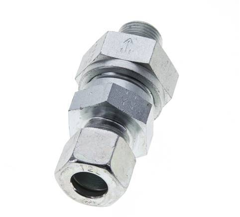 Hydraulic Check Valve Cutting Ring 12L (M18x1.5) & G3/8'' Male Steel 1-250bar (15-3625)psi Tube-Thread ISO 8434-1