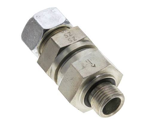 Hydraulic Check Valve Cutting Ring 18L (M26x1.5) & G1/2'' Male Steel 1-160bar (15-2320)psi Tube-Thread ISO 8434-1