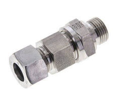 Hydraulic Check Valve Cutting Ring 15L (M22x1.5) & G1/2'' Male Stainless Steel 0.2-250bar (3-3625)psi Tube-Thread ISO 8434-1