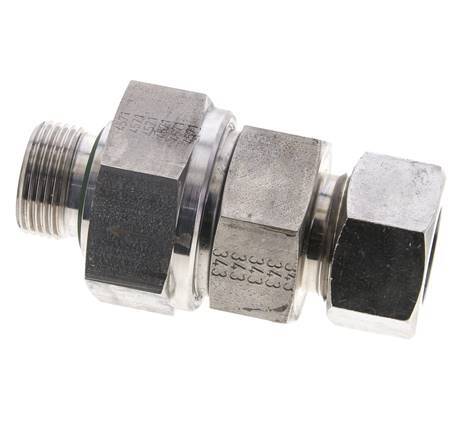 Hydraulic Check Valve Cutting Ring 22L (M30x2) & G3/4'' Male Stainless Steel 1-160bar (15-2320)psi Tube-Thread ISO 8434-1