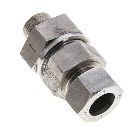 Hydraulic Check Valve Cutting Ring 22L (M30x2) & G3/4'' Male Stainless Steel 1-160bar (15-2320)psi Tube-Thread ISO 8434-1