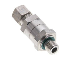 Hydraulic Check Valve Compression Ring 10L (M16x1.5) & G1/4'' Male Stainless Steel 1-250bar (15-3625)psi Tube-Thread ISO 8434-1