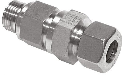 Clapet anti-retour hydraulique à bague de compression 25S (M36x2) et G1'' mâle en acier inoxydable 1-250bar (15-3625)psi Filetage-Tube ISO 8434-1