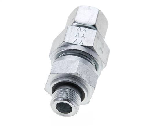 Hydraulic Check Valve Cutting Ring 12L (M18x1.5) & G3/8'' Male Steel 1-250bar (15-3625)psi Thread-Tube ISO 8434-1