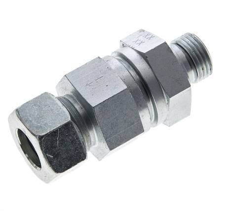 Hydraulic Check Valve Cutting Ring 18L (M26x1.5) & G1/2'' Male Steel 1-160bar (15-2320)psi Thread-Tube ISO 8434-1