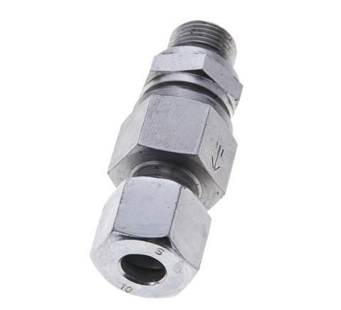 Hydraulic Check Valve Cutting Ring 10S (M18x1.5) & G3/8'' Male Steel 0.5-400bar (7-5800)psi Thread-Tube ISO 8434-1