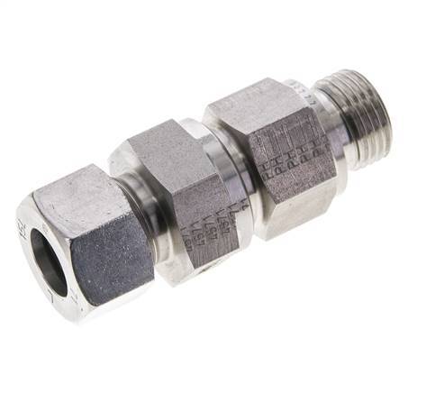 Hydraulic Check Valve Cutting Ring 15L (M22x1.5) & G1/2'' Male Stainless Steel 1-250bar (15-3625)psi Thread-Tube ISO 8434-1