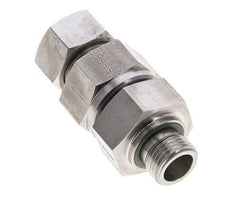 Hydraulic Check Valve Cutting Ring 18L (M26x1.5) & G1/2'' Male Stainless Steel 1-160bar (15-2320)psi Thread-Tube ISO 8434-1