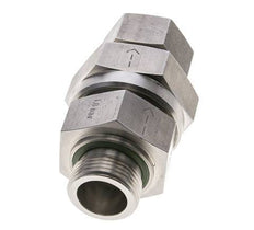 Hydraulic Check Valve Cutting Ring 28L (M36x2) & G1'' Male Stainless Steel 1-100bar (15-1450)psi Thread-Tube ISO 8434-1