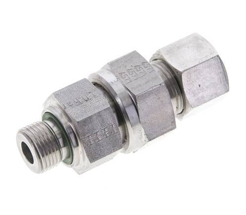 Hydraulic Check Valve Cutting Ring 12S (M20x1.5) & G3/8'' Male Stainless Steel 1-400bar (15-5800)psi Thread-Tube ISO 8434-1