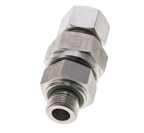 Hydraulic Check Valve Cutting Ring 16S (M24x1.5) & G1/2'' Male Stainless Steel 1-400bar (15-5800)psi Thread-Tube ISO 8434-1