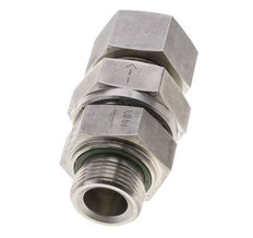 Hydraulic Check Valve Cutting Ring 25S (M36x2) & G1'' Male Stainless Steel 1-250bar (15-3625)psi Thread-Tube ISO 8434-1