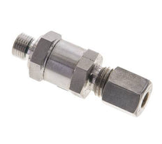 Hydraulic Check Valve Compression Ring 6L (M12x1.5) & G1/8'' Male Stainless Steel 1-250bar (15-3625)psi Thread-Tube ISO 8434-1