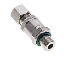 Hydraulic Check Valve Compression Ring 8L (M14x1.5) & G1/4'' Male Stainless Steel 1-250bar (15-3625)psi Thread-Tube ISO 8434-1