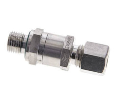 Hydraulic Check Valve Compression Ring 8L (M14x1.5) & G1/4'' Male Stainless Steel 1-250bar (15-3625)psi Thread-Tube ISO 8434-1