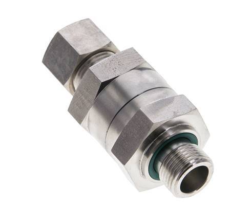 Hydraulic Check Valve Compression Ring 12L (M18x1.5) & G3/8'' Male Stainless Steel 1-250bar (15-3625)psi Thread-Tube ISO 8434-1