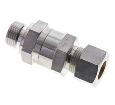 Hydraulic Check Valve Compression Ring 15L (M22x1.5) & G1/2'' Male Stainless Steel 1-250bar (15-3625)psi Thread-Tube ISO 8434-1