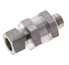 Hydraulic Check Valve Compression Ring 22L (M30x2) & G3/4'' Male Stainless Steel 1-160bar (15-2320)psi Thread-Tube ISO 8434-1