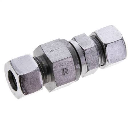 Clapet anti-retour hydraulique à bague coupante 15L (M22x1.5) Acier 0.2-250bar (3-3625)psi ISO 8434-1