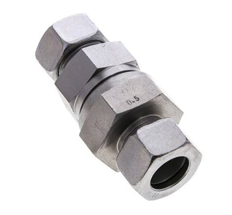 Clapet anti-retour hydraulique à bague coupante 22L (M30x2) Acier 0.5-160bar (7-2320)psi ISO 8434-1