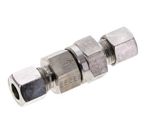 Clapet anti-retour hydraulique Bague coupante 10L (M16x1.5) Acier inoxydable 0.5-250bar (7-3625)psi ISO 8434-1