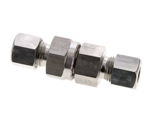 Clapet anti-retour hydraulique Bague coupante 10L (M16x1.5) Acier inoxydable 0.5-250bar (7-3625)psi ISO 8434-1