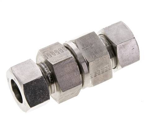 Clapet anti-retour hydraulique à bague coupante 18L (M26x1.5) Acier inoxydable 1-160bar (15-2320)psi ISO 8434-1