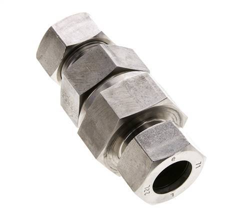 Clapet anti-retour hydraulique à bague coupante 22L (M30x2) Acier inoxydable 1-160bar (15-2320)psi ISO 8434-1