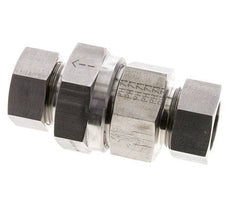 Clapet anti-retour hydraulique à bague coupante 28L (M36x2) Acier inoxydable 1-100bar (15-1450)psi ISO 8434-1