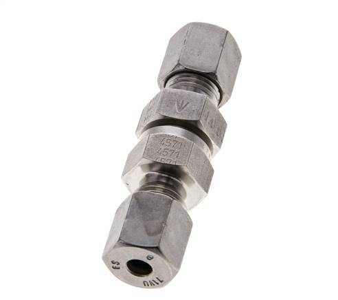 Clapet anti-retour hydraulique à bague coupante 6S (M14x1.5) Acier inoxydable 1-400bar (15-5800)psi ISO 8434-1