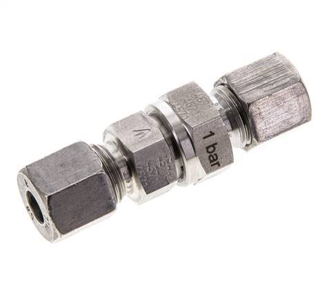 Clapet anti-retour hydraulique Anneau de coupe 8S (M16x1.5) Acier inoxydable 1-400bar (15-5800)psi ISO 8434-1