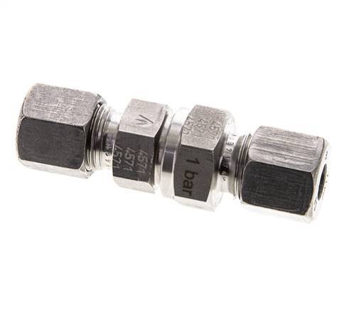 Clapet anti-retour hydraulique Anneau de coupe 8S (M16x1.5) Acier inoxydable 1-400bar (15-5800)psi ISO 8434-1