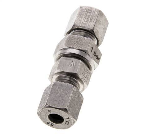 Clapet anti-retour hydraulique Anneau de coupe 8S (M16x1.5) Acier inoxydable 1-400bar (15-5800)psi ISO 8434-1