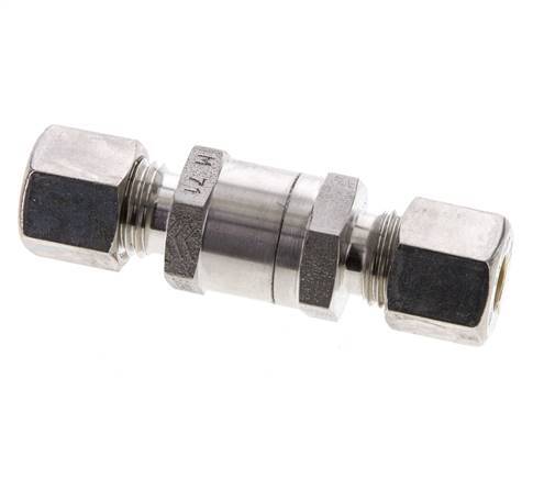 Anneau de compression pour clapet anti-retour hydraulique 8L (M14x1.5) Acier inoxydable 1-250bar (15-3625)psi ISO 8434-1