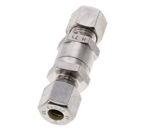 Anneau de compression pour clapet anti-retour hydraulique 8L (M14x1.5) Acier inoxydable 1-250bar (15-3625)psi ISO 8434-1