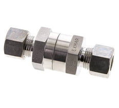 Hydraulic Check Valve Compression Ring 12L (M18x1.5) Stainless Steel 1-250bar (15-3625)psi ISO 8434-1