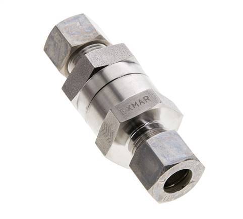 Hydraulic Check Valve Compression Ring 12L (M18x1.5) Stainless Steel 1-250bar (15-3625)psi ISO 8434-1