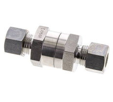 Hydraulic Check Valve Compression Ring 12L (M18x1.5) Stainless Steel 1-250bar (15-3625)psi ISO 8434-1