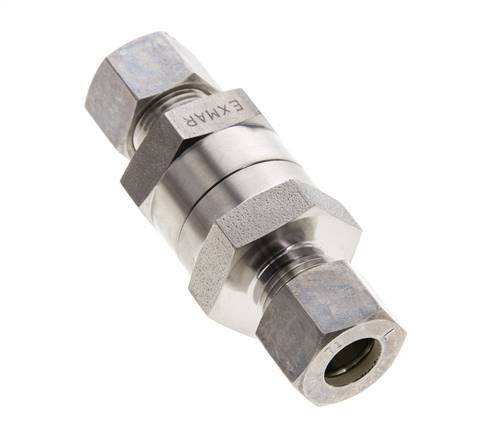 Hydraulic Check Valve Compression Ring 12L (M18x1.5) Stainless Steel 1-250bar (15-3625)psi ISO 8434-1