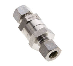 Hydraulic Check Valve Compression Ring 12L (M18x1.5) Stainless Steel 1-250bar (15-3625)psi ISO 8434-1