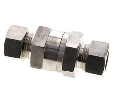 Clapet anti-retour hydraulique à bague de compression 22L (M30x2) en acier inoxydable 1-160bar (15-2320)psi ISO 8434-1