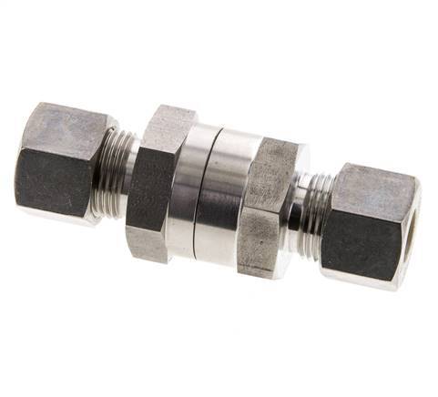 Anneau de compression pour clapet anti-retour hydraulique 12S (M20x1.5) Acier inoxydable 1-400bar (15-5800)psi ISO 8434-1