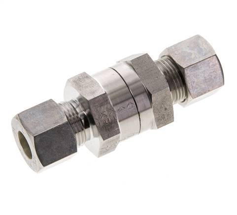 Anneau de compression pour clapet anti-retour hydraulique 12S (M20x1.5) Acier inoxydable 1-400bar (15-5800)psi ISO 8434-1