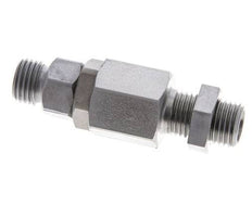 8L Zink plated Steel Ball-Guided Swivel Joint Cutting Fitting Bulkhead 315 bar NBR ISO 8434-1