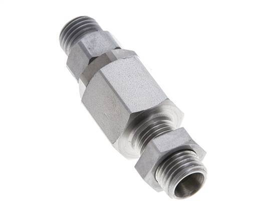 8L Acier zingué Joint tournant à bille Raccord coupant Cloison 315 bar NBR ISO 8434-1