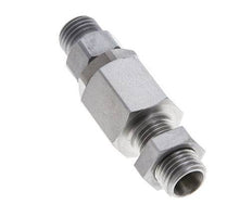8L Acier zingué Joint tournant à bille Raccord coupant Cloison 315 bar NBR ISO 8434-1